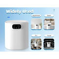 Portable white mini underwear washing machine with sleek cylindrical design and digital control panel for efficient mini underwear cleaning