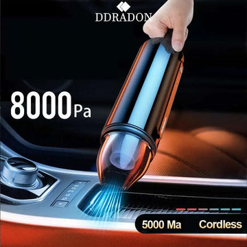 A sleek portable wireless car vacuum cleaner x1pc original in glossy black and copper finish for efficient cleaning