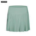 Asakusa purple double layer points exercise skort with green pleated tennis skirt design and smooth high-waisted fabric