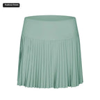 Asakusa purple double layer points exercise skort with green pleated tennis skirt design and smooth high-waisted fabric