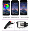 Black car cigarette lighter head power adapter with red button and cable for purple interior car led optical fiber strip