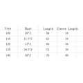 Size chart in centimeters for purple lace girls dress rose wedding dress skirt sizes 100 to 140