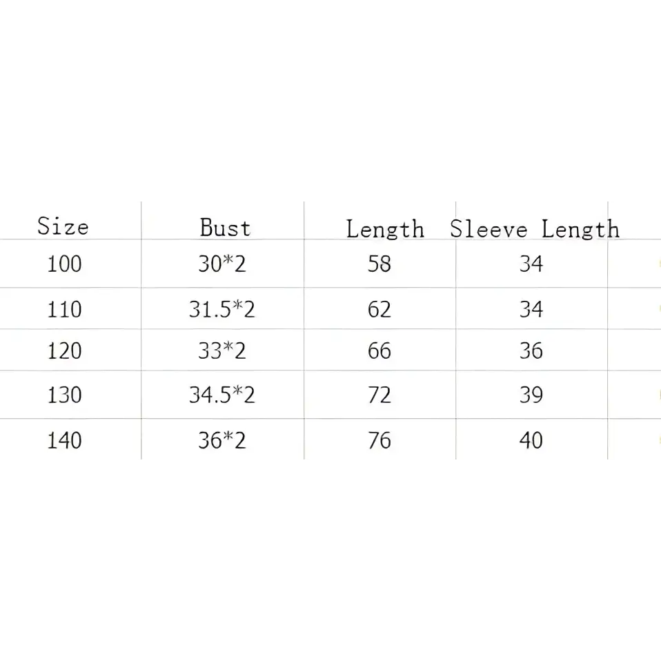 Size chart in centimeters for purple lace girls dress rose wedding dress skirt sizes 100 to 140