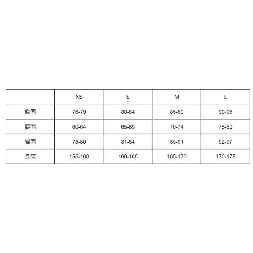 Size chart table for purple sequined feather sleeve short dress showing chest waist hip and height measurements for xs to l