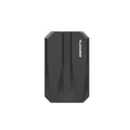 Black Playaibox external hard drive with sleek angular design and matte finish for Qualcomm Android wireless Car AI Box
