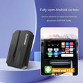 Black playai box android car box with sleek angular design and matte finish qualcomm android wireless car ai box
