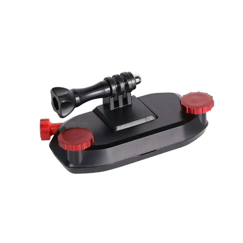Black and red adjustable quick-hanging clip yi sports camera accessory with gopro-style mounting bracket