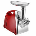 Red multifunctional meat grinder stainless steel electric multifunctional meat grinder with sleek modern design