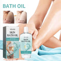 Eelhoe repairing shower oil in a sleek translucent bottle with white cap and teal label for body cleansing moisturizer