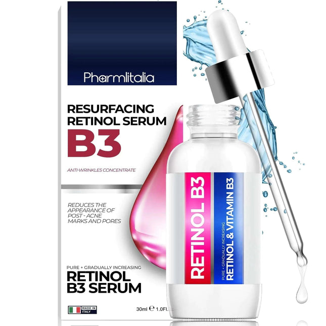 Resurfacing Retinol Serum for Face with Vitamin B3 Pure Retinol Serum Anti Age - Royalessencelux