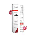 White and red hloygi retinol anti-aging eye cream with clear glass roller applicator for anti-aging eye care