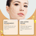 A woman with smooth glowing skin showcases the effects of hoygi retinol anti-aging moisturizer that hydrates and lightens lines