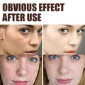 Before and after comparison showing retinol anti aging skin firming cream reducing fine lines and improving skin clarity