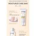 White tube of bioaqua rice raw pulp cleanser with gold logo and rice design for rice skin rejuvenation and dark circles