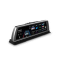 Silver-framed road detective k500 console streaming dash cam with large touchscreen displaying navigation and vehicle monitoring features