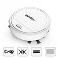 White circular robot lazy home smart mopping machine with sleek design and black side brushes for efficient floor cleaning