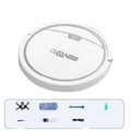 White circular cleanrobot smart mopping machine with auto button for efficient floor cleaning in robot lazy home use