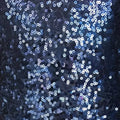 Blue sequined fabric with shimmering texture for rose gold sequined large bridesmaid dress banquet attire