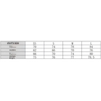 Black and white size chart for chest waist hip and length of royal blue sexy party polyester short dress set xs to l
