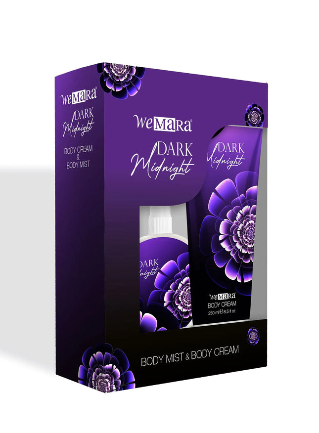 Wemara Dark Midnight Set (Body Mist+Body Cream) - Royalessencelux