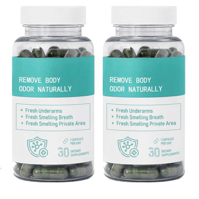 Body Deodorizing Supplement Body Deodorant 30 Capsules (2PCS) - Royalessencelux