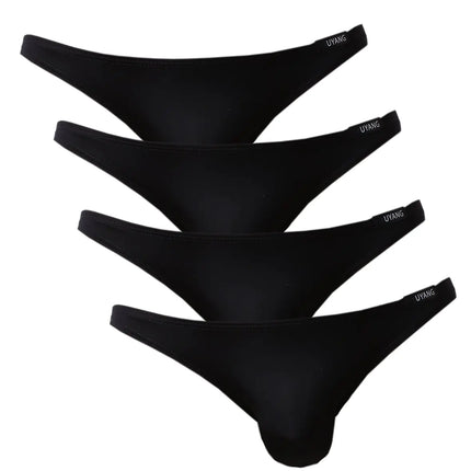 Gudan Mens Bulge Enhancing Bikini Underwear Low Rise Pack 4pack-bk X-Large - Royalessencelux