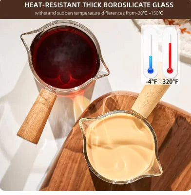 Heat-Resisting Glass Espresso Measuring Cup - Royalessencelux