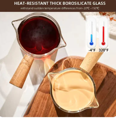 Heat-Resisting Glass Espresso Measuring Cup - Royalessencelux