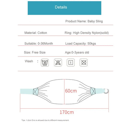 Baby Wrap Newborn Sling and Nursing Cover - Royalessencelux