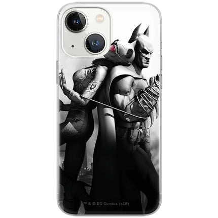 ERT GROUP Mobile Phone case for Apple iPhone 13 Original and Officially Licensed DC Pattern Batman 011 optimally adapted to The Shape of The Mobile Phone case Made of TPU - Royalessencelux