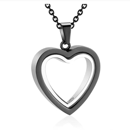 Peach Heart Multi-Color Memorial Locket - Royalessencelux