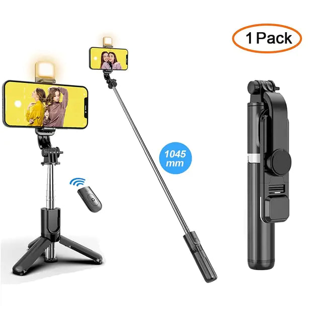 Wireless Bluetooth Selfie Stick Tripod - Royalessencelux