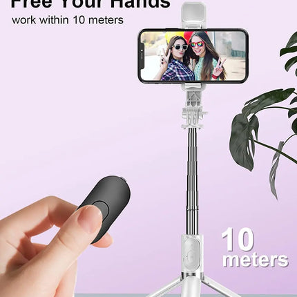Wireless Bluetooth Selfie Stick Tripod - Royalessencelux