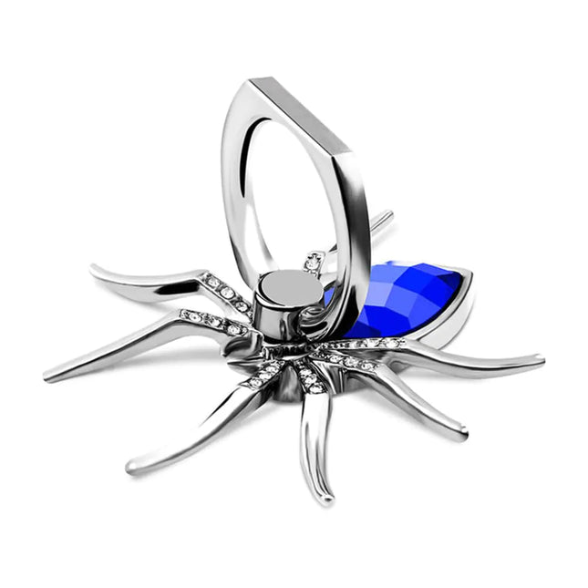 Spider Phone Ring Holder Mobile Phone Grip Holder 360 Degree Rotatable Compatible with All Smartphones and Tablet (Blue) - Royalessencelux