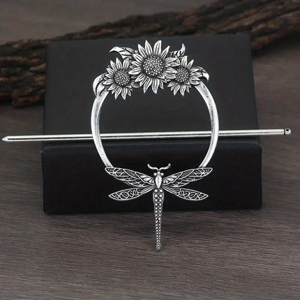 Female Viking Barrettes Animal Alloy Crescent Cloud - Royalessencelux