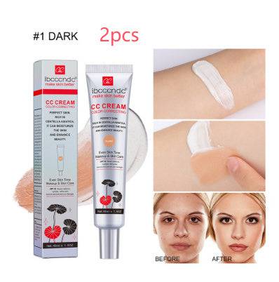 Moisturizing Correcting CC Cream Waterproof Anti-sweat Makeup Before Concealer Lasting Women Makeup Protect Skin Erborian Make - Royalessencelux