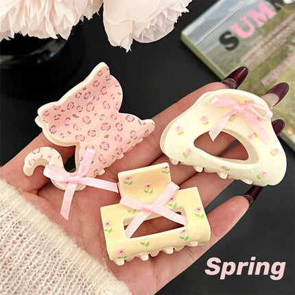 Cute Sweet Bow High Sense Hair Clip Hairpin - Royalessencelux