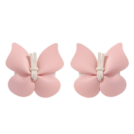 New PU Leather Butterfly Full Bag Clip Children's Barrettes - Royalessencelux