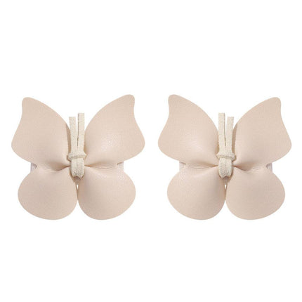 New PU Leather Butterfly Full Bag Clip Children's Barrettes - Royalessencelux