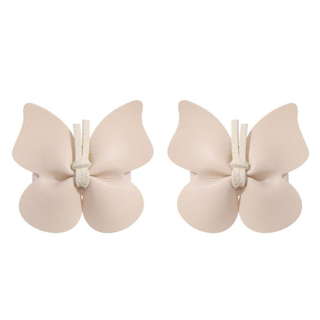 New PU Leather Butterfly Full Bag Clip Children's Barrettes - Royalessencelux