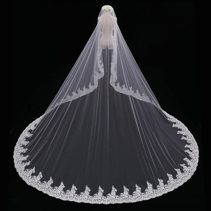 Bride Wedding Master Wedding Veil Long Long Tail - Royalessencelux