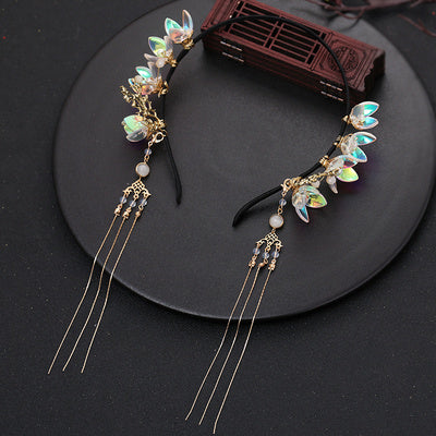 Children And Girls Fashion Headbands In Ancient Hanfu - Royalessencelux