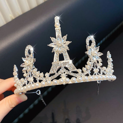 Children's Children's Crown Headdress Girls Princess Crown Hair Clip - Royalessencelux