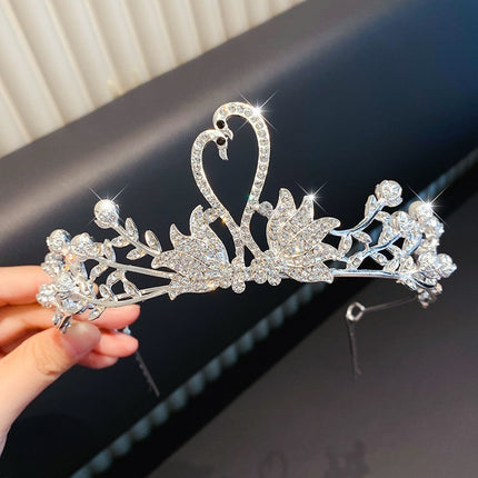Children's Children's Crown Headdress Girls Princess Crown Hair Clip - Royalessencelux