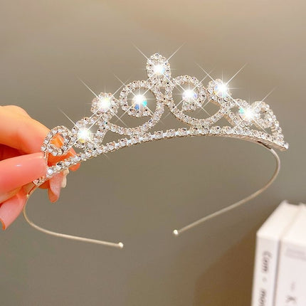 Children's Children's Crown Headdress Girls Princess Crown Hair Clip - Royalessencelux