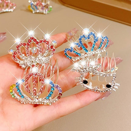 Children's Children's Crown Headdress Girls Princess Crown Hair Clip - Royalessencelux