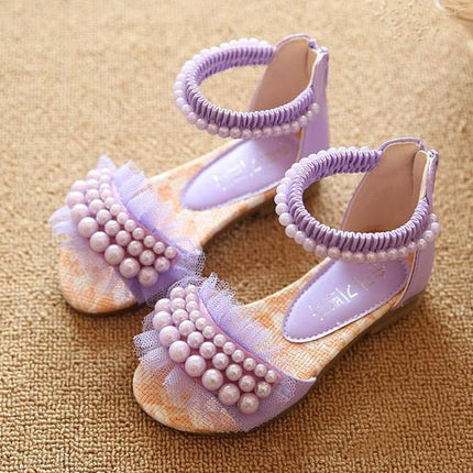Children's shoes summer girls sandals baby sandals princess shoes little girls dance shoes - Royalessencelux