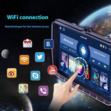 New Android 9-inch Car Bluetooth GPS Navigation Integrated Host - Royalessencelux