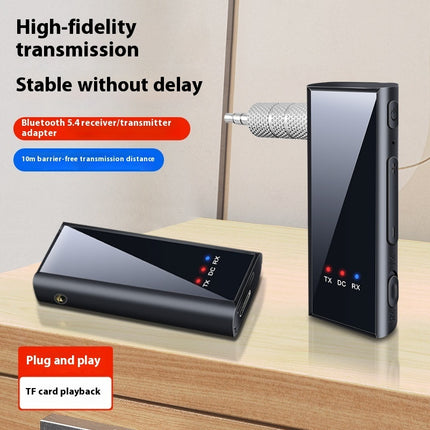 35mm Bluetooth Adapter Car Bluetooth 54 Two-in-one Audio Receiver And Transmitter - Royalessencelux