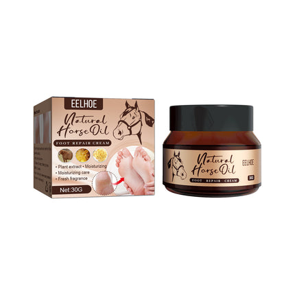 EELHOE Horse Oil Foot Cream Hydrating And Moisturizing Foot Cream Repair Dry, Cracked And Peeling Feet - Royalessencelux